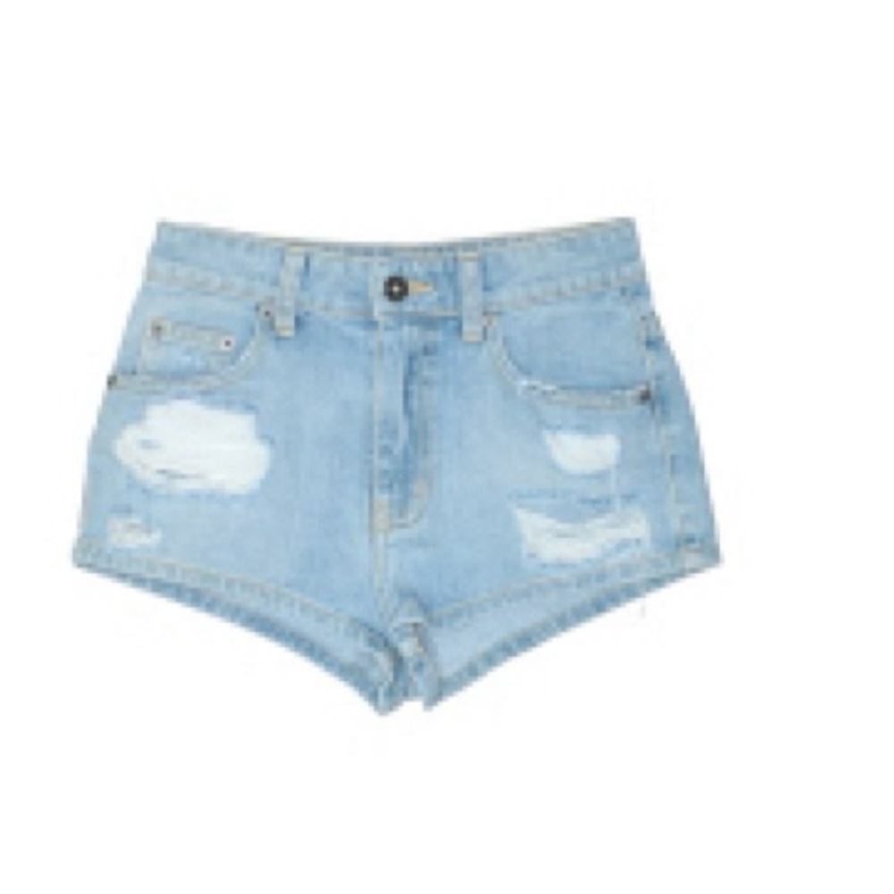 Light blue Jean shorts